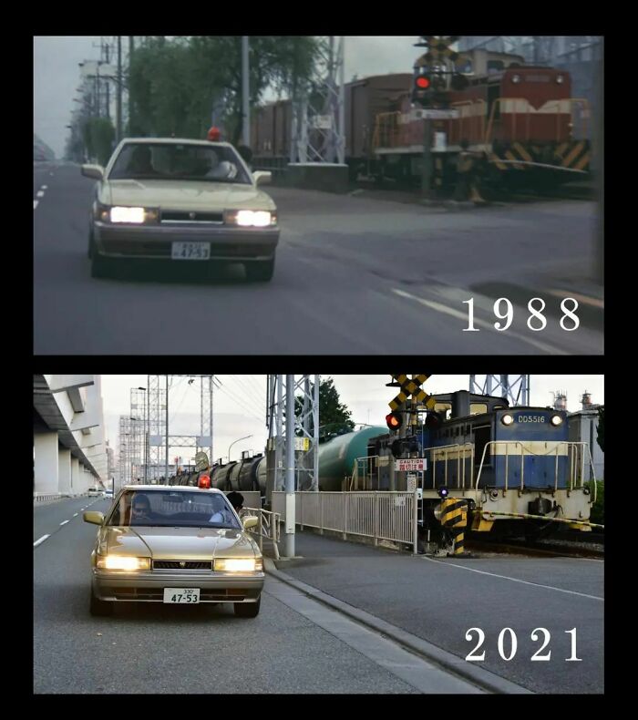 then and now - effects of time - luxury vehicle - 1988 005516 Gation Fi 130 4753 20 21