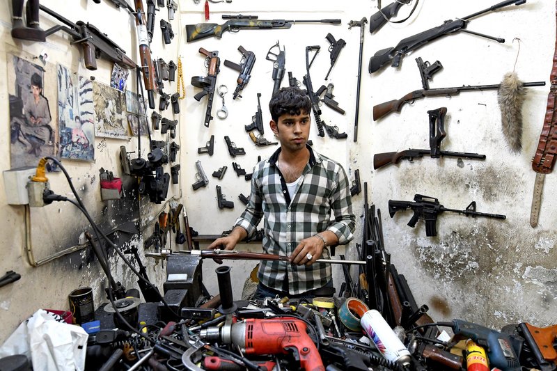 Qaysari arms market at Erbil, Iraqi Kurdistan