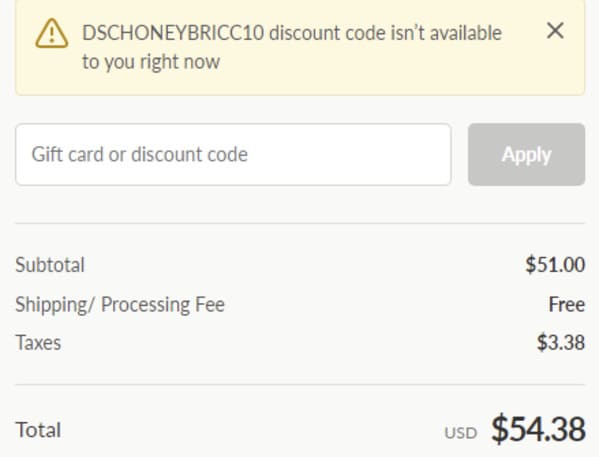 “Dr. Squatch lets you use coupon codes… Just kidding! as soon as you hit checkout, the code is “no longer available”, no matter what code it is. (I used honey and got 10% off but then it just got cancelled). It waits for you to put in your payment info and e-mail then deletes your deals every time.”