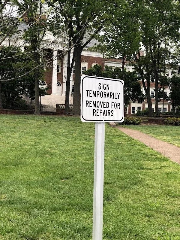 Funny Signs - Temporarily Removed For Repairs