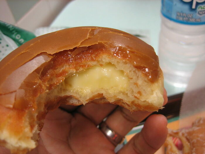 Bring a box of creme-filled donuts to work. Regular creme-filled donuts. Put a note on the box that says "Happy April 1!" Watch everyone get paranoid about what you didn't actually do to the donuts.