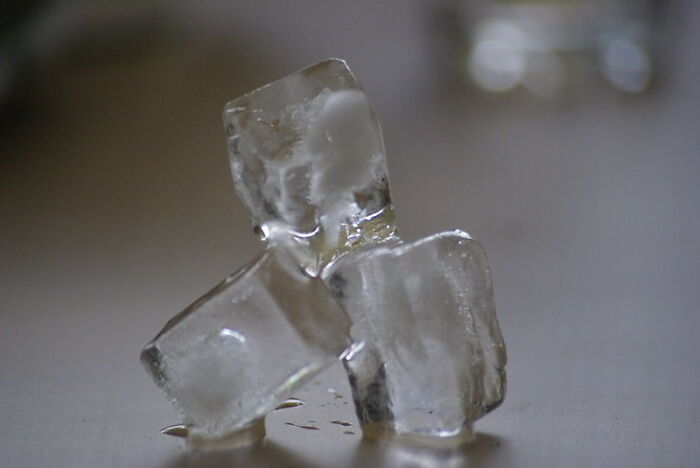 Working at a fast food restaurant, this guy asked for a couple of ice cubes in his drink. But I only put in one.