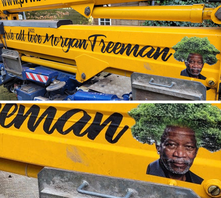 funny people - funny pics - crane - 3622 nec at Gove Morgan Freeman eman