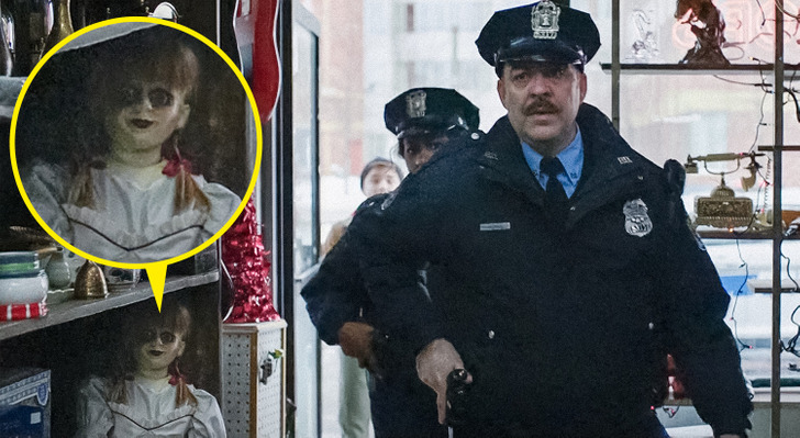 Movie Easter Eggs - The Annabelle doll makes a cameo in Shazam! (2019) because director David F. Sandberg also directed Annabelle: Creation (2017).