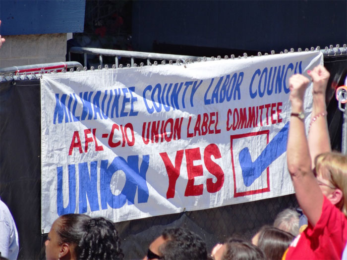 life hacks - protest - Messuree Coiluto Labor Counc" AflCio Union Label Committee Junoy Yesc