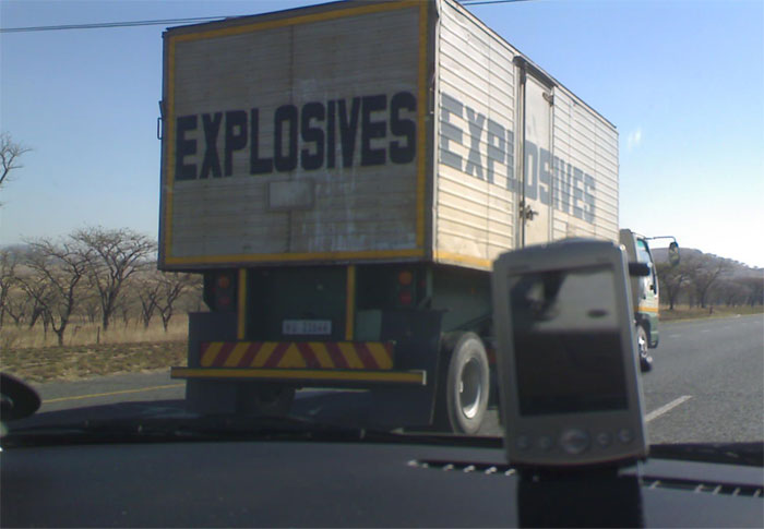 life hacks - commercial vehicle - Explosives Erage