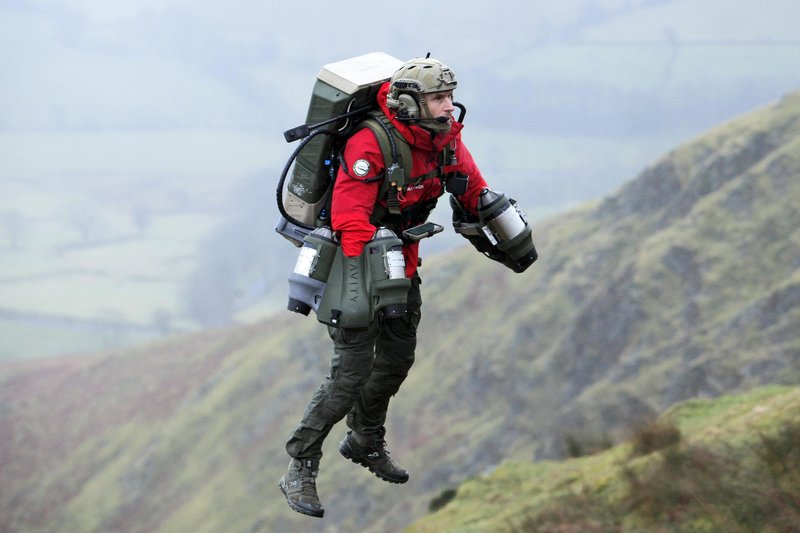 fascinating photos - Paramedics of the Great North Air Ambulance training on jet suits to reach emergencies this summer.