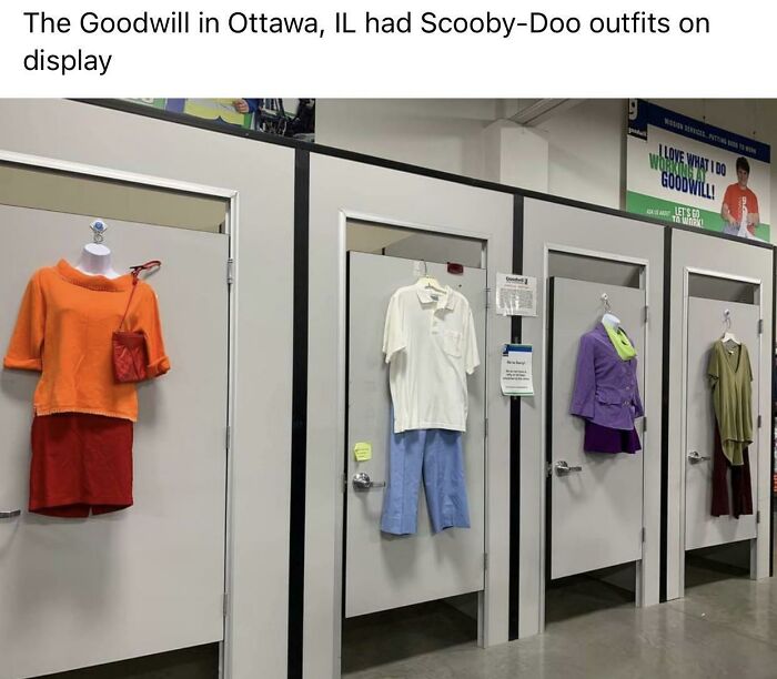 real life easter eggs - boutique - The Goodwill in Ottawa, Il had ScoobyDoo outfits on display Wwwww Wm Goodwill! Letsed