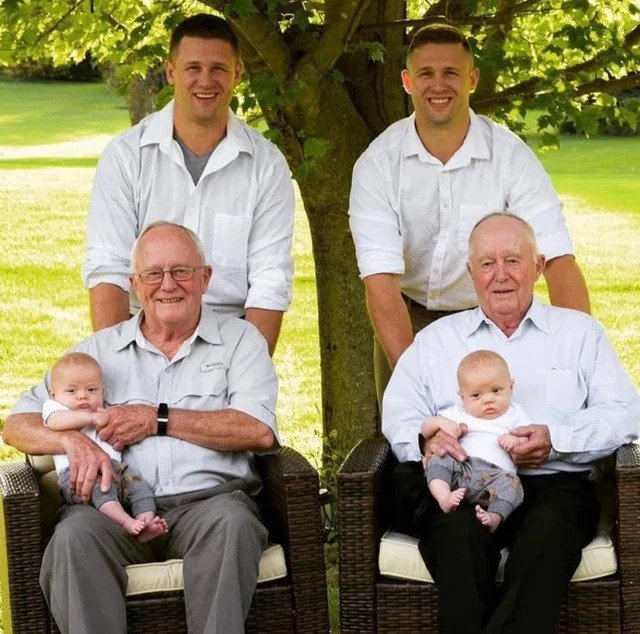 funny oh shit pics - 3 Generation Of Twins