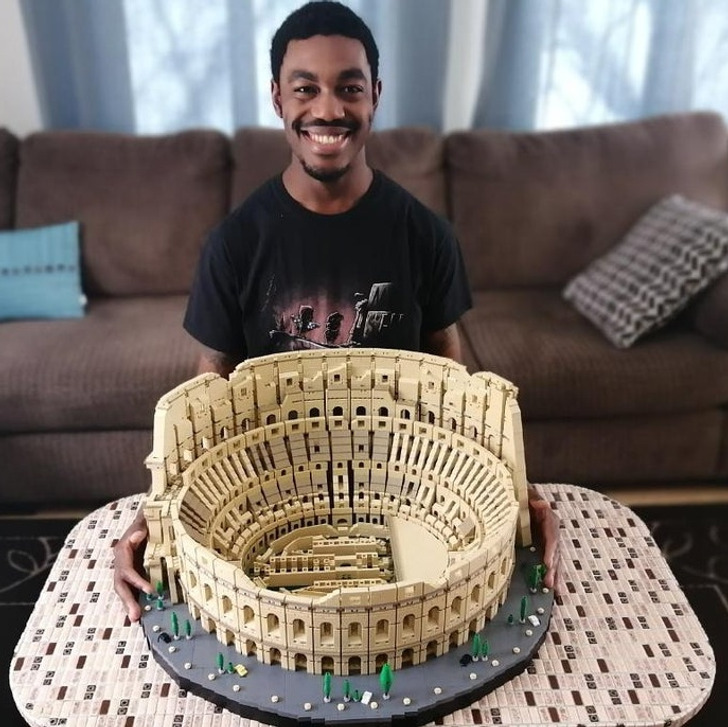 “I completed the LEGO Colosseum. One of the biggest LEGO sets I’ve done.”