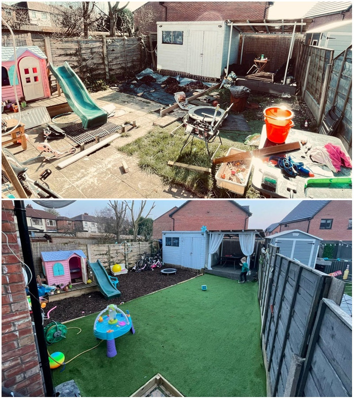 “Spent the weekend transforming the garden for the kids. Couldn’t be happier with the result.”