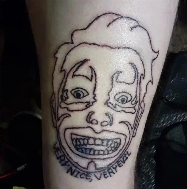 clown face Tattoo