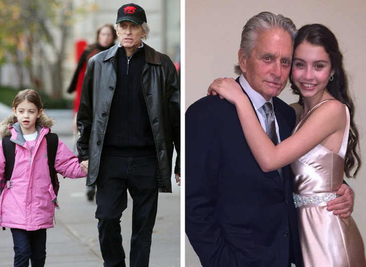 Michael Douglas and his daughter, Carys