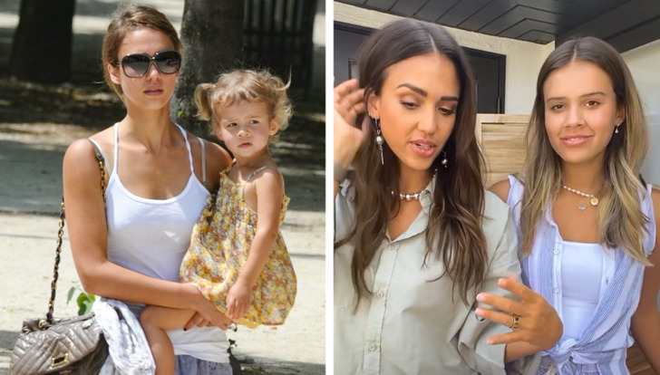 Jessica Alba and her daughter, Honor
