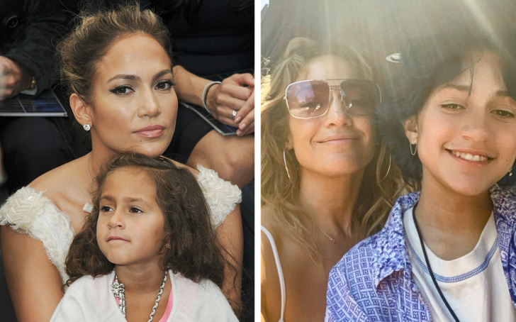 Jennifer Lopez and her daughter, Emme