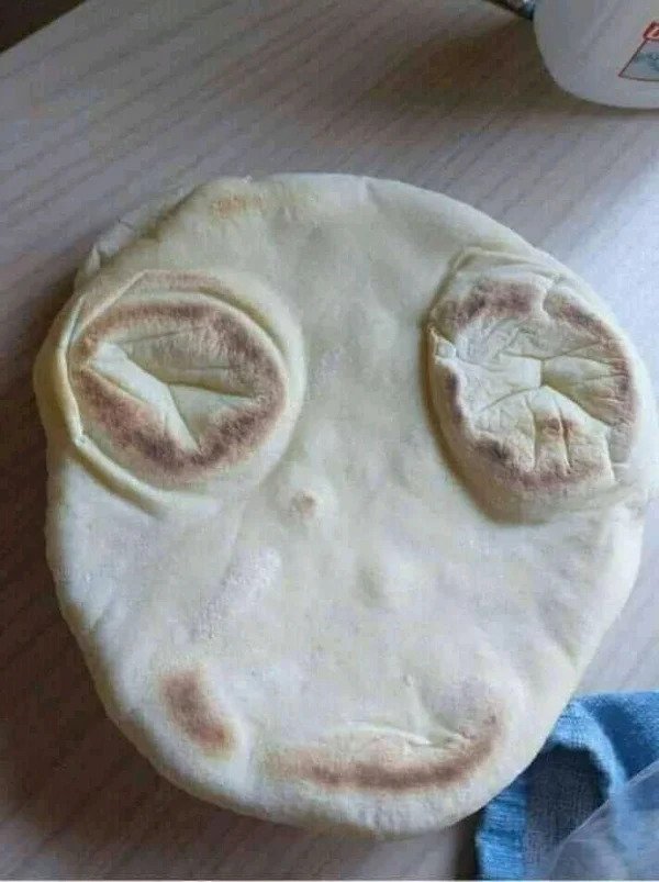 “The flatbread came out looking like an alien.”