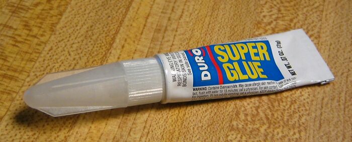 Over-prepared - super glue uses -