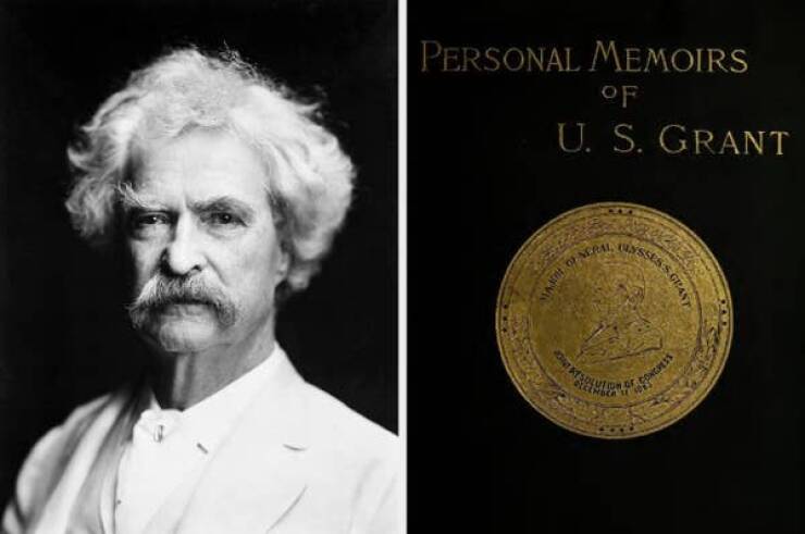 fascinating facts - Grant was desperate to finish writing before his death so that his family wouldn't face poverty. He signed a contract stating he would receive 10% of the profits, a deal that was standard for the time. Mark Twain, who was one of Grant'