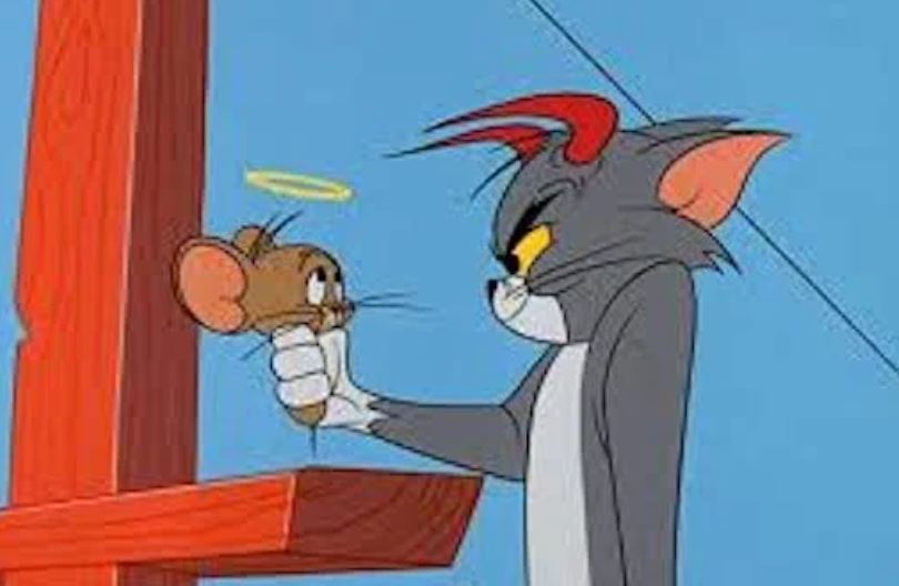 wtf facts - disturbing facts - tom and jerry get trapped inside a can in cannery row