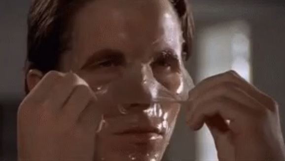 wtf facts - disturbing facts - american psycho gif