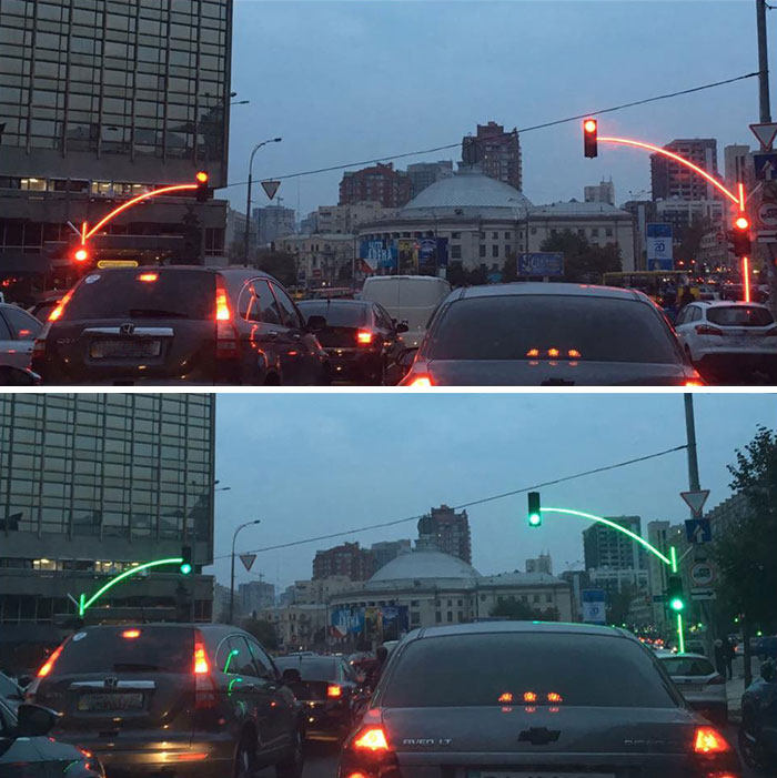 Traffic Light For The Jedi. In Ukraine