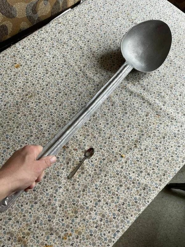 huge versions of things - spoon
