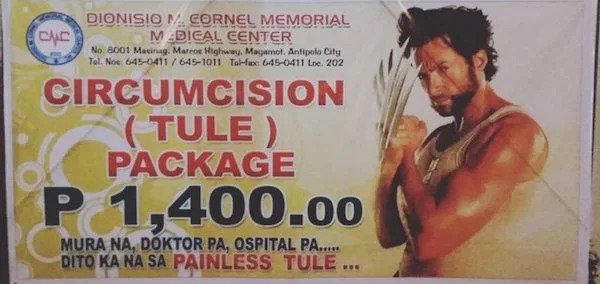 wtf pics - circumcision advertisement