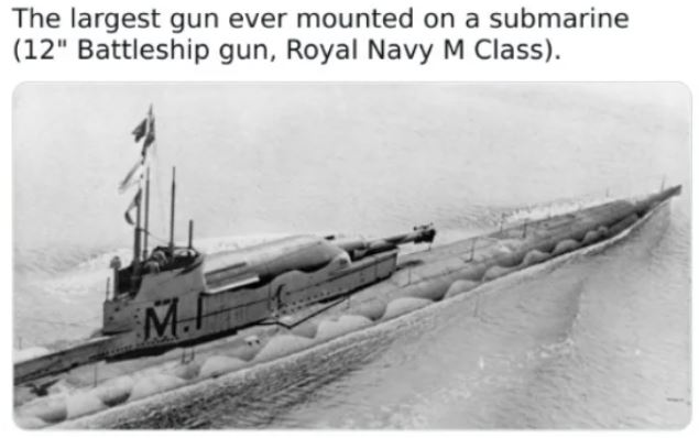 WTF History - m1 submarine - The largest gun ever mounted on a submarine 12