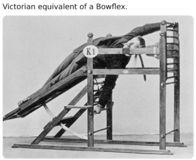 WTF History - dr gustav zander - Victorian equivalent of a Bowflex. K1