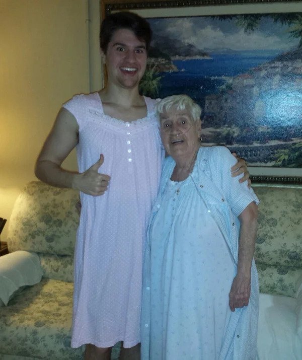 real life heroes - wholesome - grandma night gowns