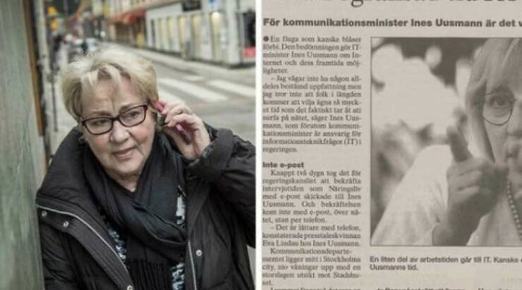 "Ines Uusuman, the Swedish minister of communication said in 1996“Internet is just a temporary fly”"