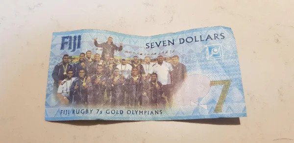 “Fiji uses a seven dollar note as legal tender.”