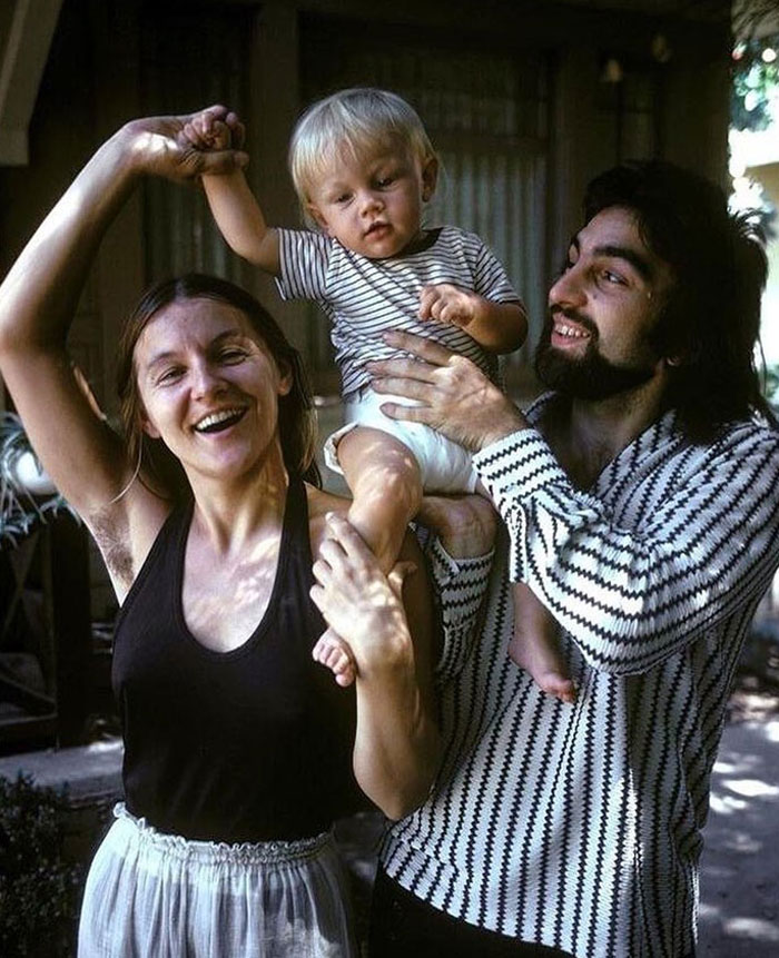 rare photos from history - leonardo dicaprio parents hippies