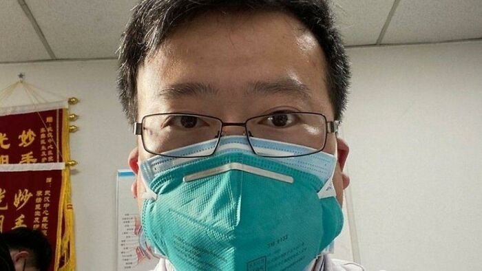 The doctor in China, Li Wenliang, who was arrested for trying to stop the spread of Covid from the start.