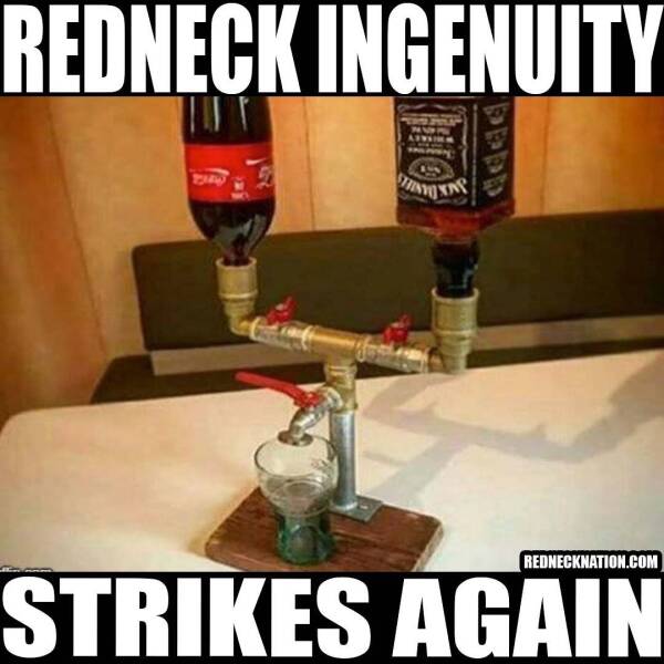 Rednecks winning - jack and coke dispenser - Redneck Ingenuity Was  Strikes Again