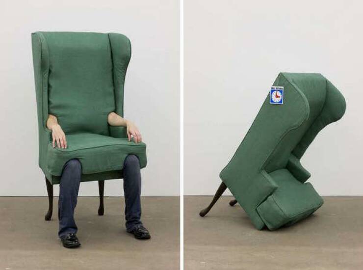 wtf things that actually exist -  human chair
