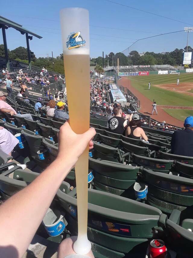 wtf things that actually exist -  myrtle beach pelicans beer bat