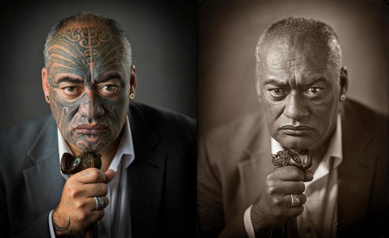 fascinating photos - maori face tattoo -