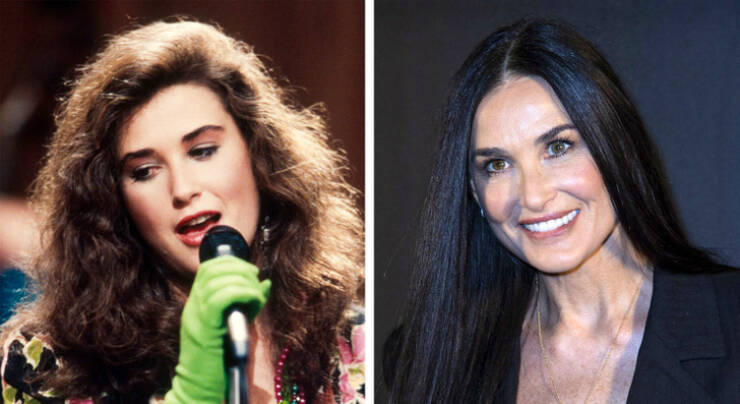 celebrities when they were young - demi moore no small affair