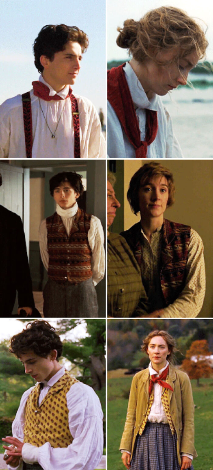 easter eggs in movies - details - laurie little women 2019 outfits