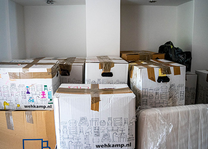 If you're going to ask someone to help you move, please have all the boxes already packed and ready to go.