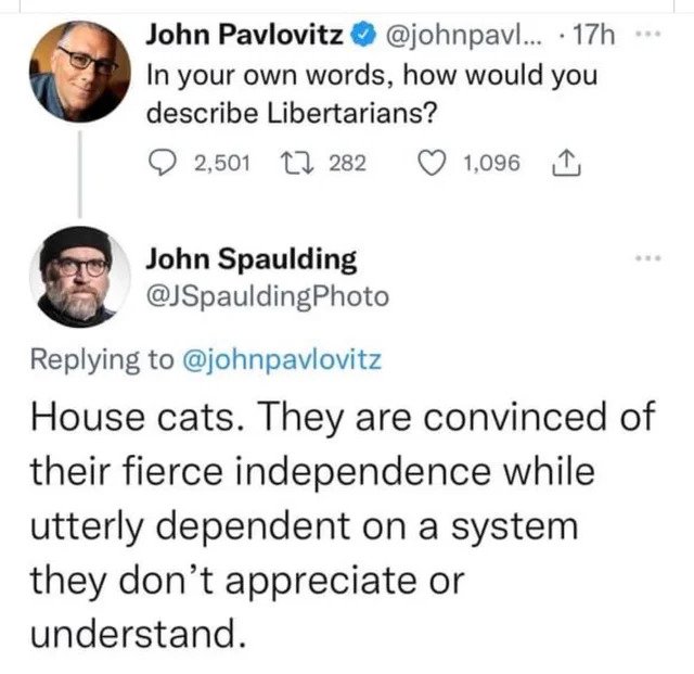 Great Comments - In your own words, how would you describe Libertarians?