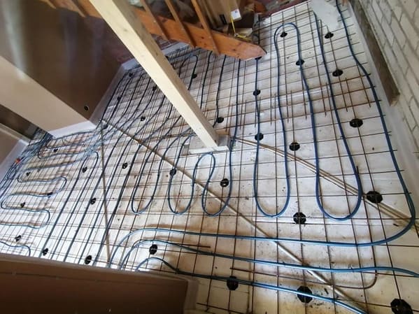 “Floor heating in my brothers house”