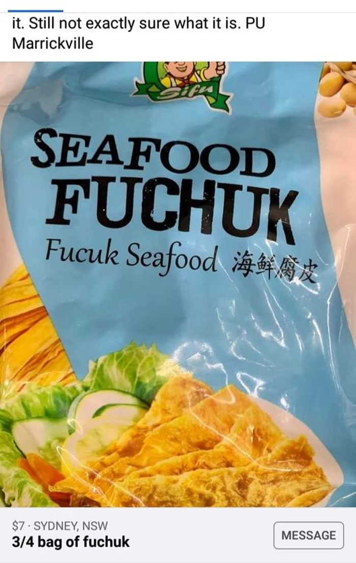 Facebook Buying Selling - natural foods - it. Still not exactly sure what it is. Pu Marrickville Seafood Fuchuk Fucuk Seafood $7.Sydney, Nsw 34 bag of fuchuk Message