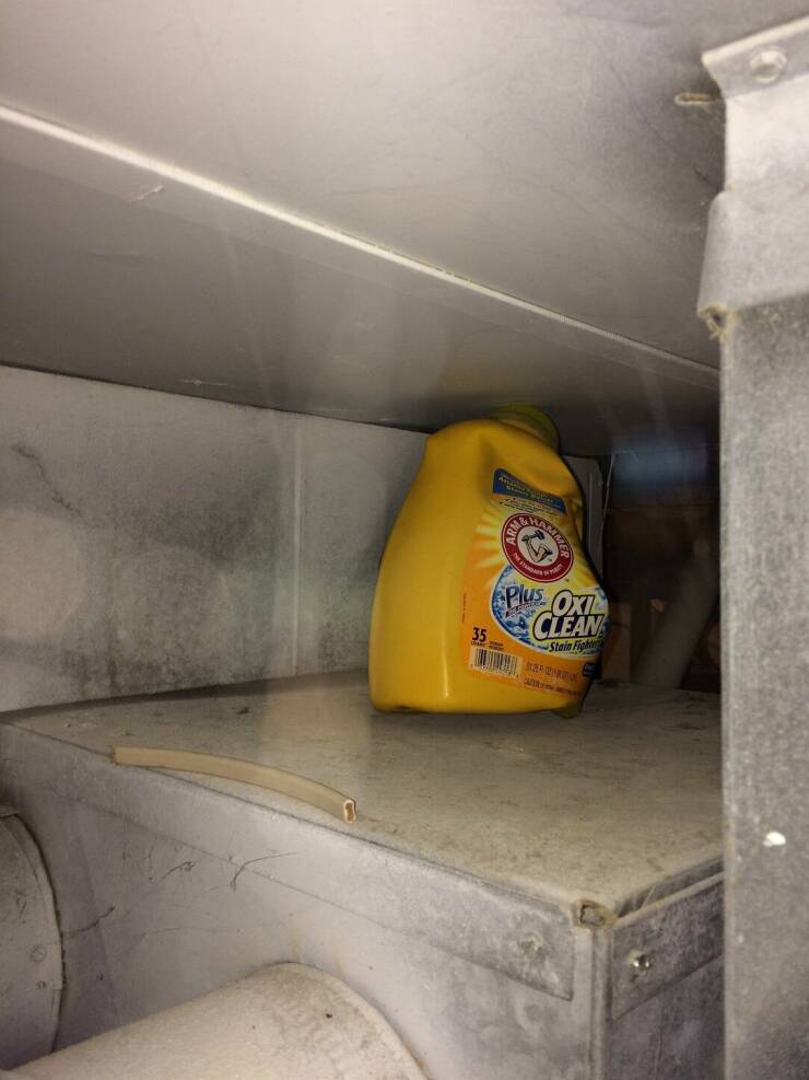 "Called my landlord because when the furnace kicks on it makes the house shake. This is how they fixed it. House still shakes."