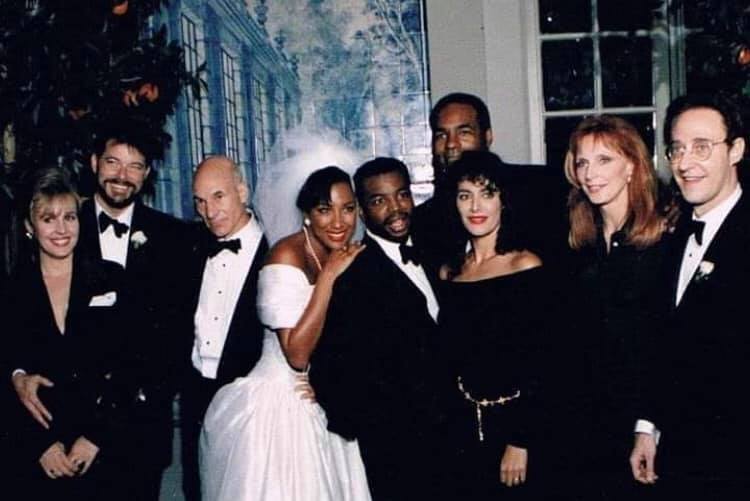 fascinating photos - LeVar Burton’s wedding, 1992