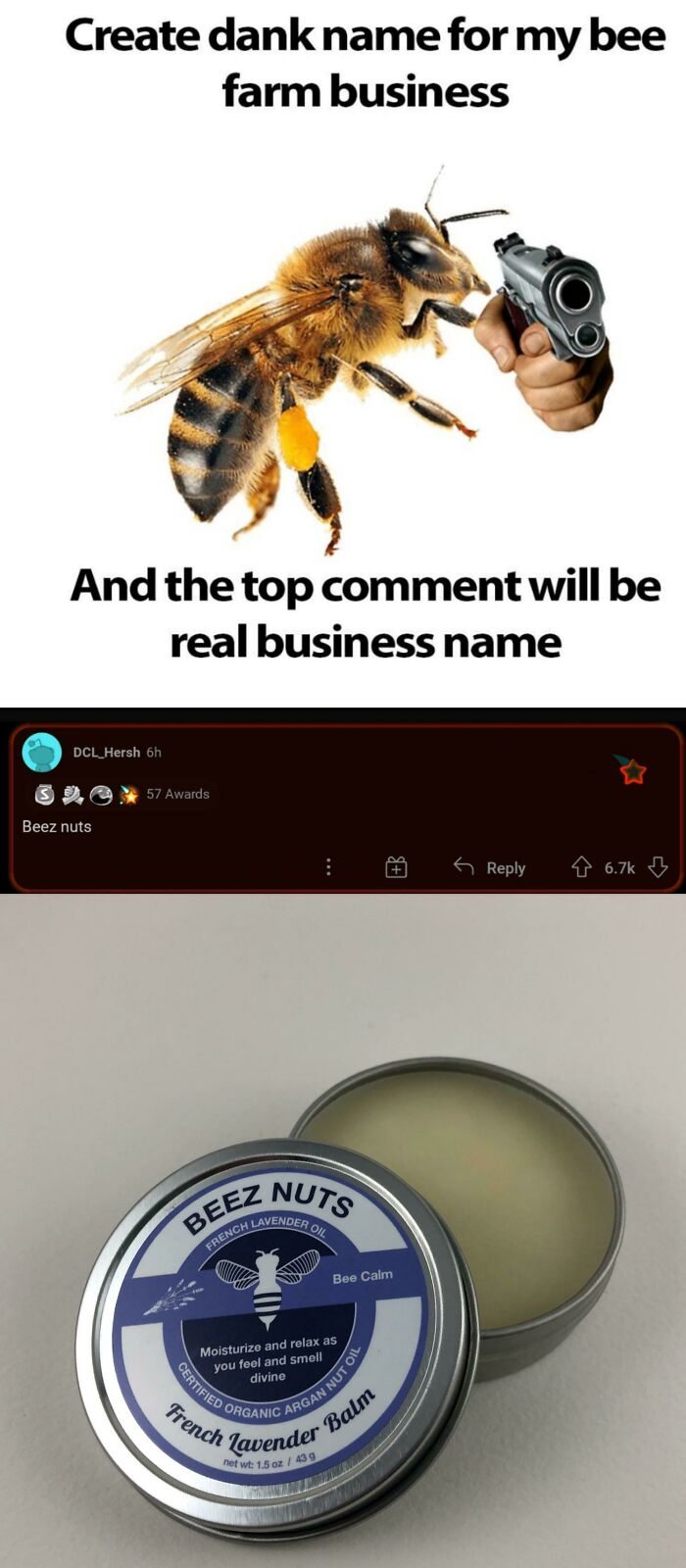 Power Moves - Create dank name for my bee farm business And the top comment will be real business name