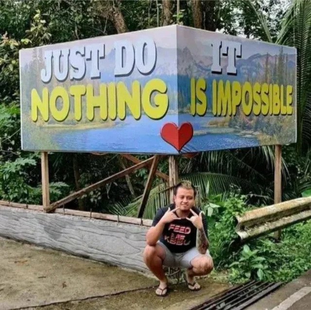 funny fails - just do nothing it is impossible - Just Do It Nothing Is Impossible Feed