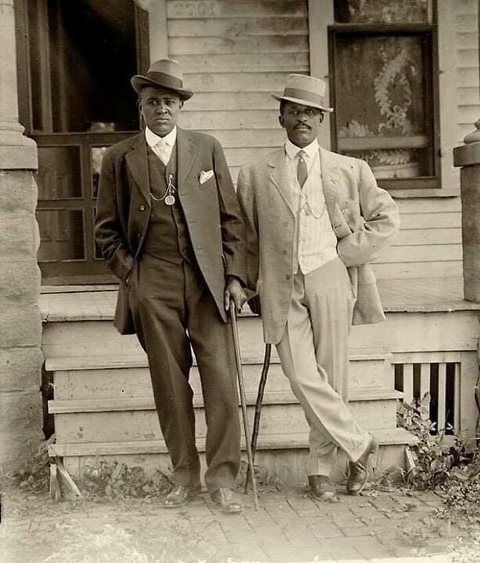historical photos - early 1900s black mens fashion