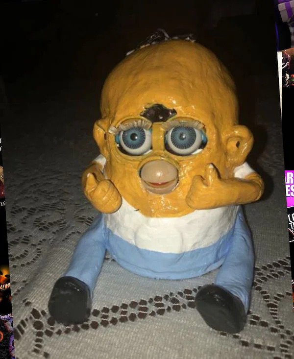 Cursed Images - homer furby